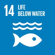 SDG 14 – Life below water (Icon)