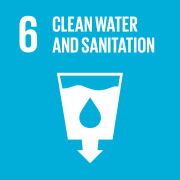 SDG 6 – Clean water and sanitation (Icon)