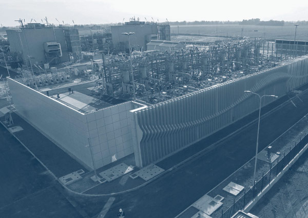 Snam plant from above (photo)