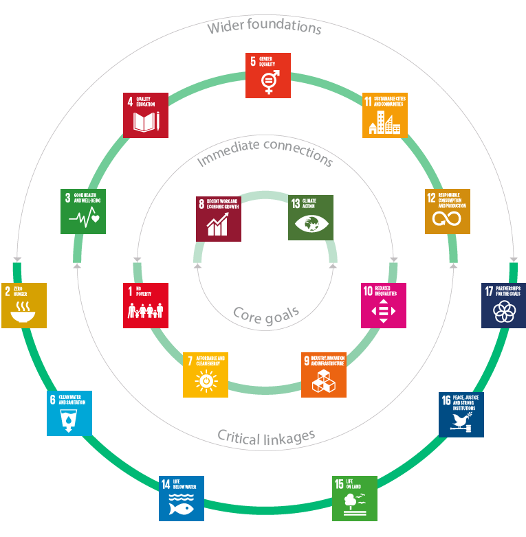 The just transition and the Sustainable Development Goals (Grafico)