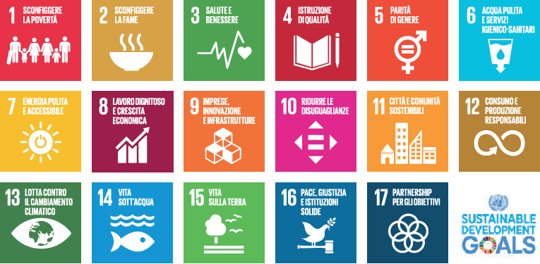 Obiettivi per lo Sviluppo Sostenibile SDGs (Grafico)